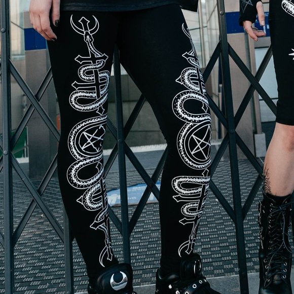 Killstar Pants - 🆕Killstar "Haxa" Witchy/Occult Leggings Size XXL